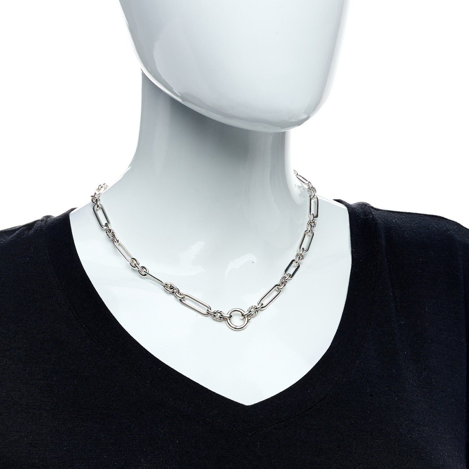 David Yurman Sterling Silver Lexington Chain Necklace 2 of 4
