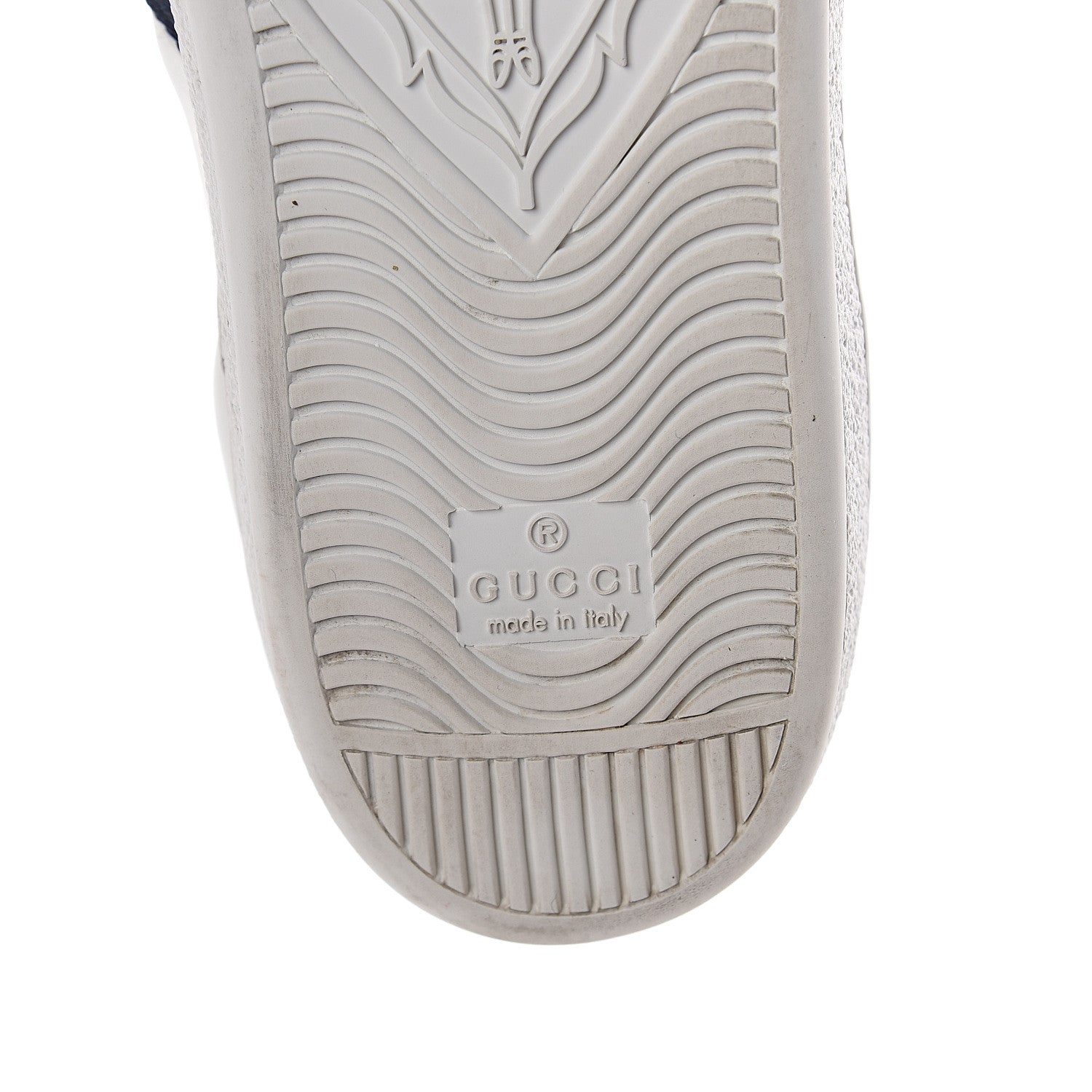 Gucci Calfskin Crystal Web LOVED Embroidered Womens Ace Sneakers 40 White 6 of 7