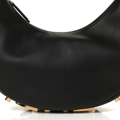 Fendi Vitello Grace Matte Small Fendigraphy Hobo Bag Black 9 of 15