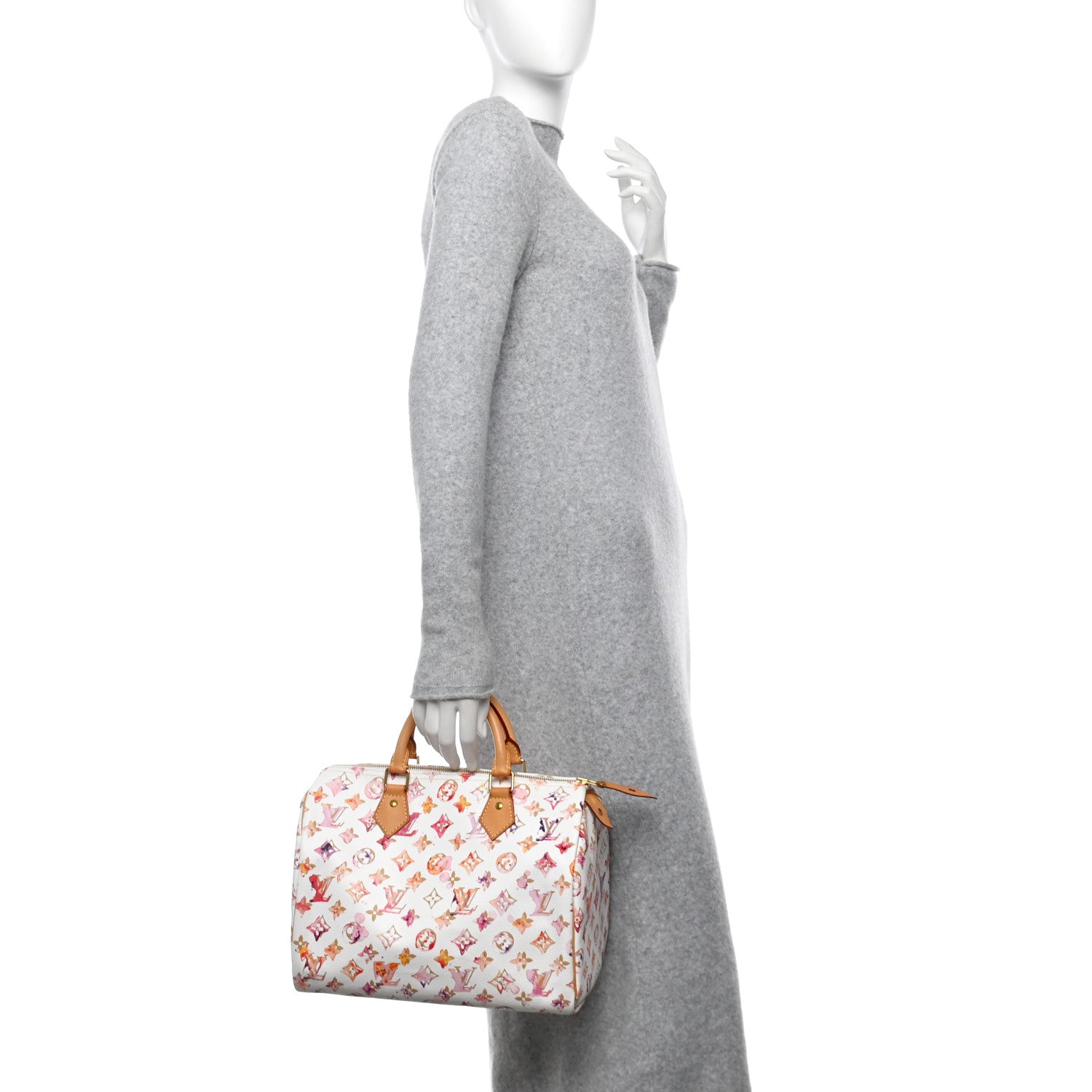 Louis Vuitton Watercolor Aquarelle Speedy 30 White 2 of 12