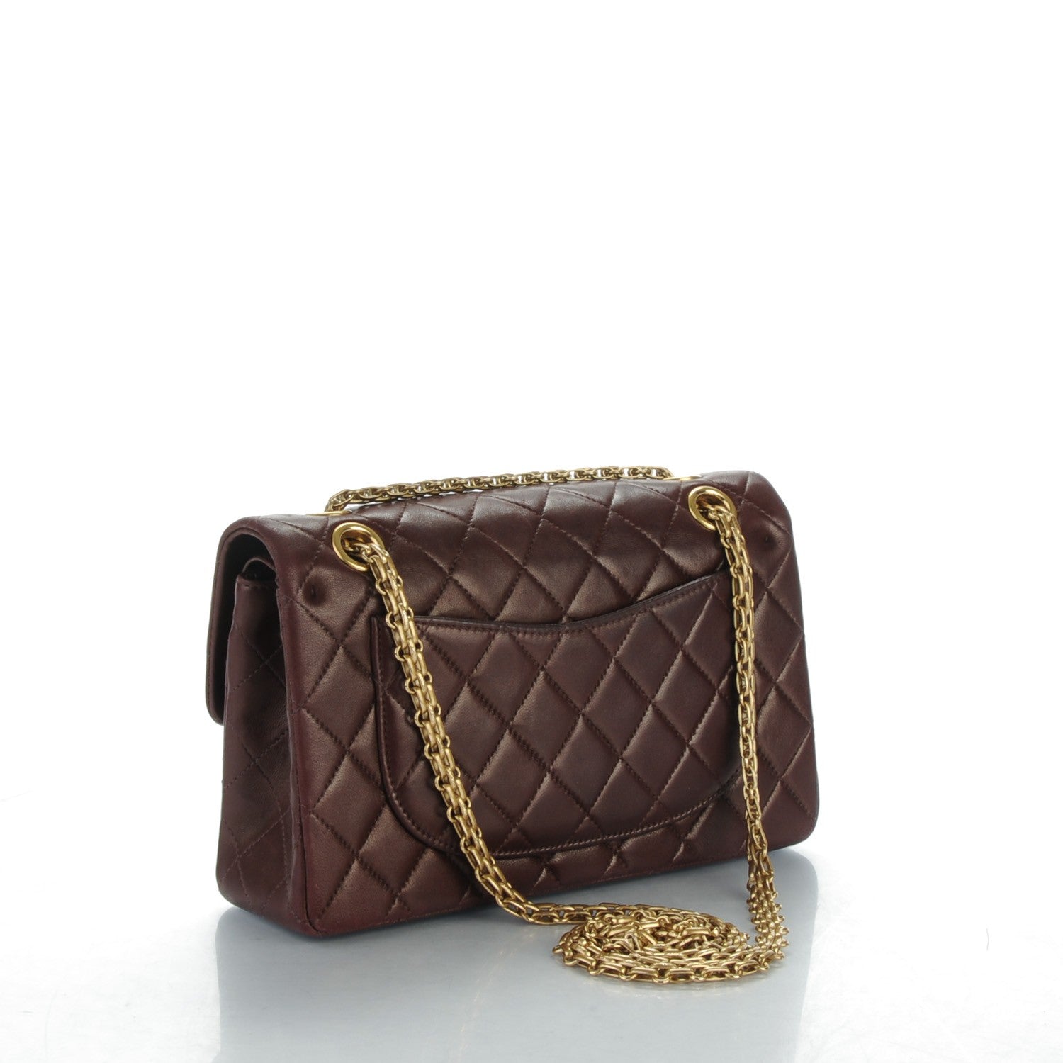Chanel Lambskin Quilted Small 2.55 Reissue Flap Burgundy 3 of 8