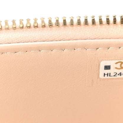 Chanel Caviar Quilted Top Handle Pocket Vanity Case Beige 8 of 12