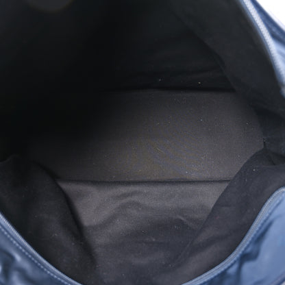 MCM Nylon Monogram Medium Dieter Shopper Tote Navy 5 of 9