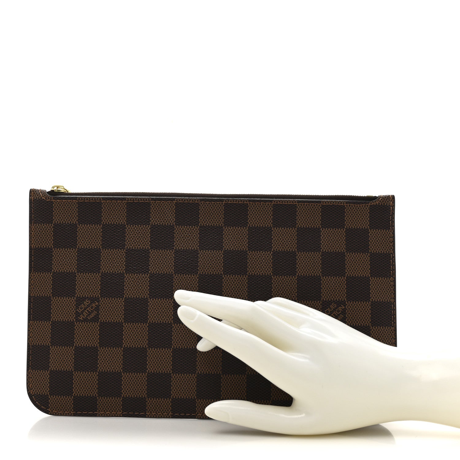 Louis Vuitton Damier Ebene Neverfull MM GM Pochette 2 of 6