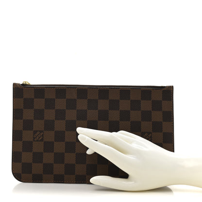 Louis Vuitton Damier Ebene Neverfull MM GM Pochette 2 of 6