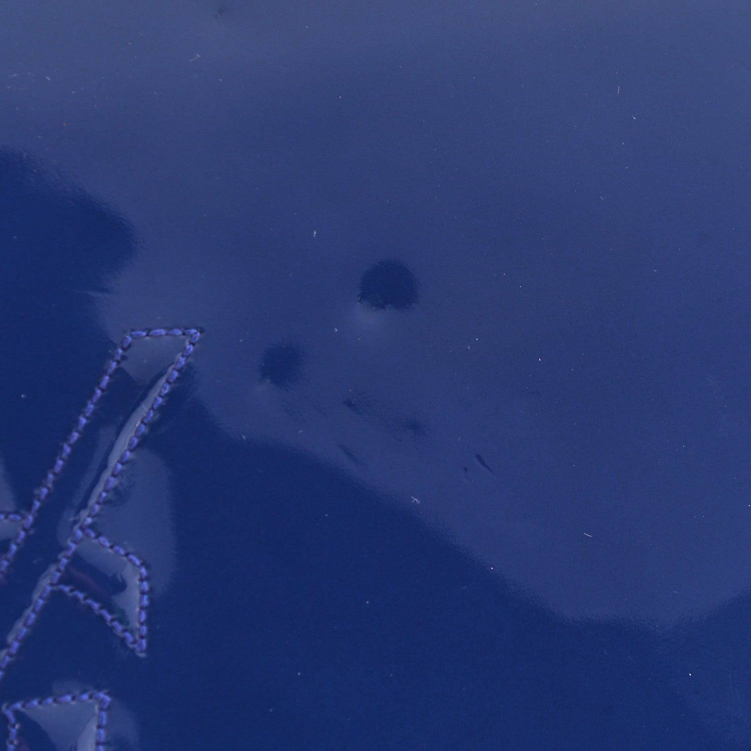 Saint Laurent Patent Calfskin Monogram Large Belle De Jour Clutch Royal Blue 10 of 12