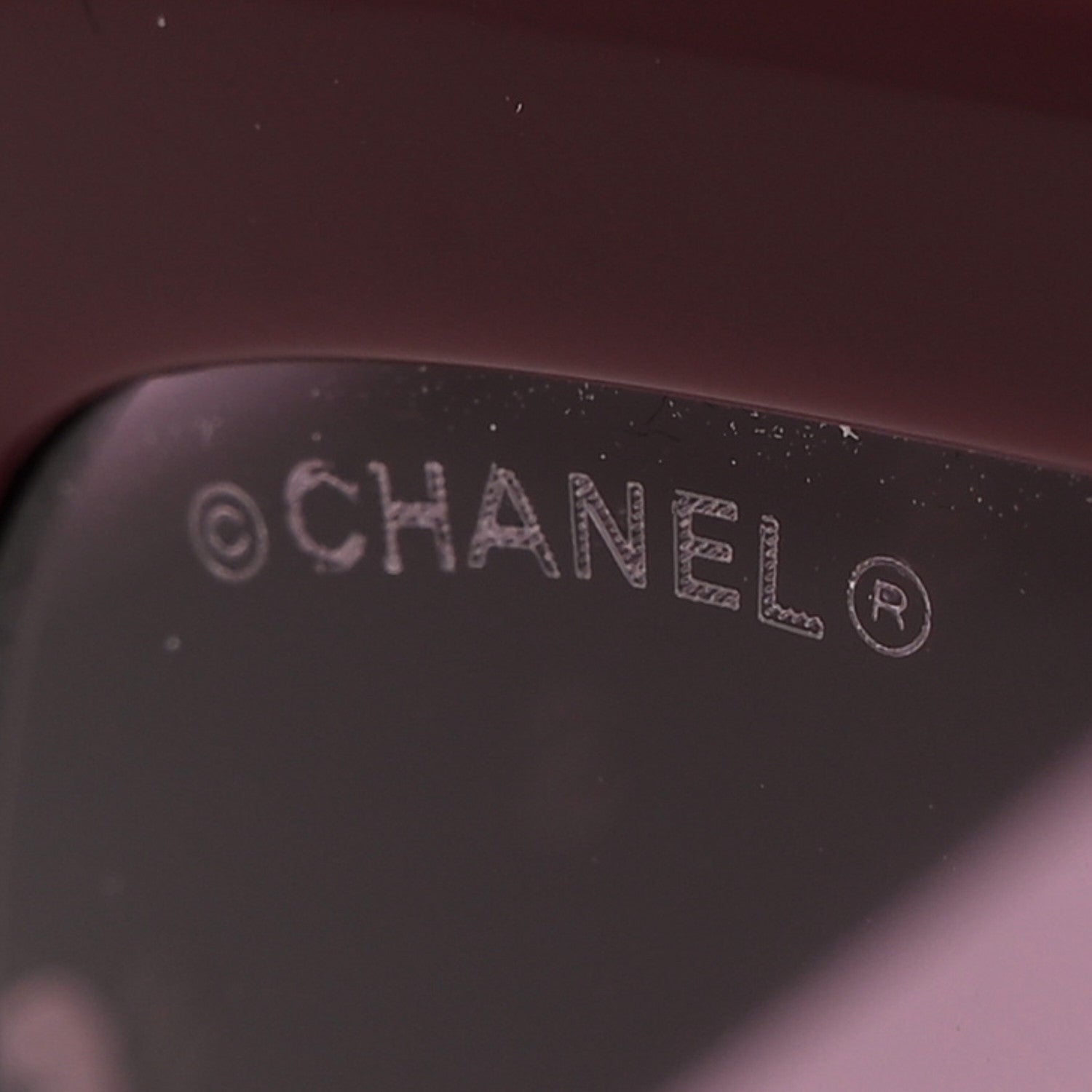 Chanel Acetate Charms Pearl Square Sunglasses 5479-A Burgundy 7 of 8