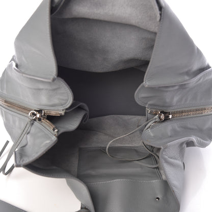 Balenciaga Veau Papier A4 Zip Around Tote Grey 5 of 13