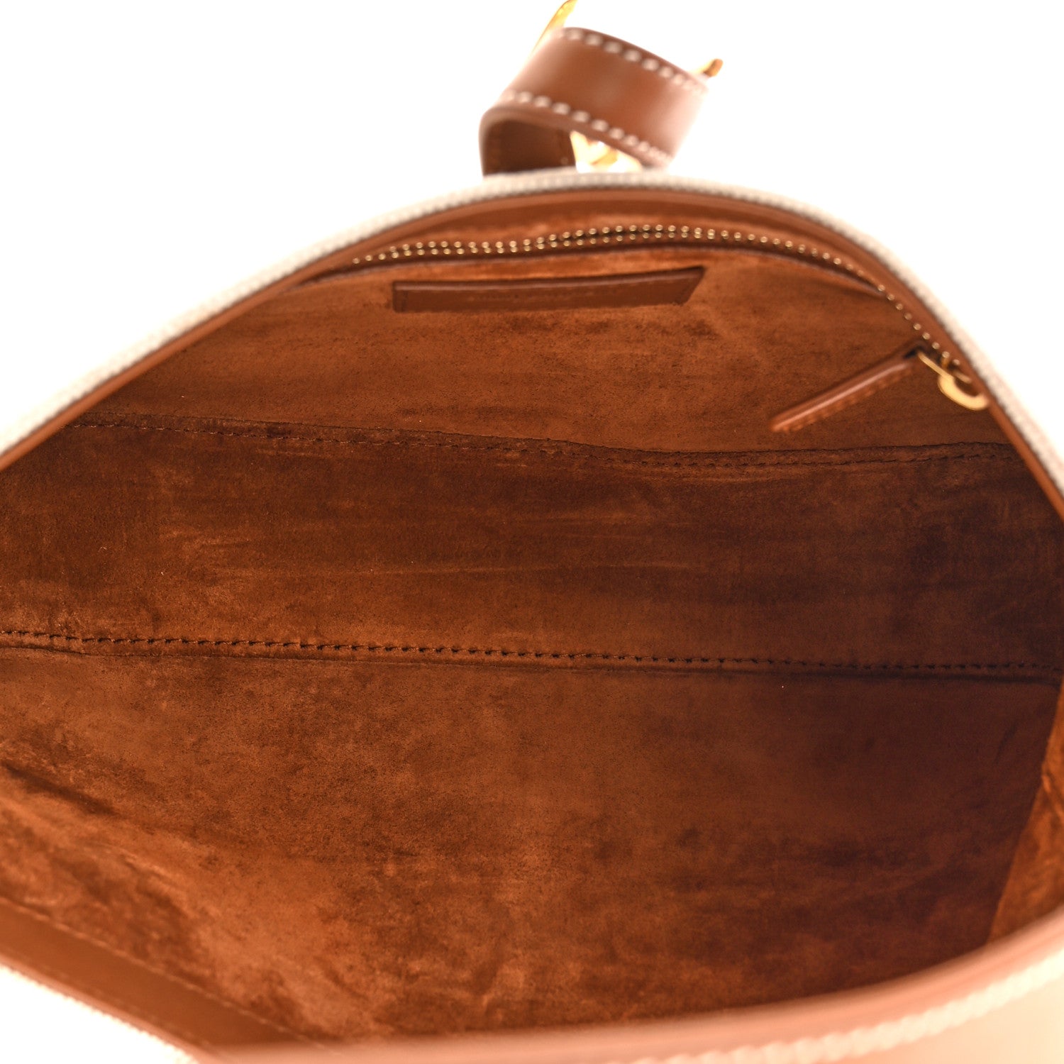 Saint Laurent Smooth Calfskin Canvas Le 5 A 7 Hobo Natural Beige Brick 5 of 13