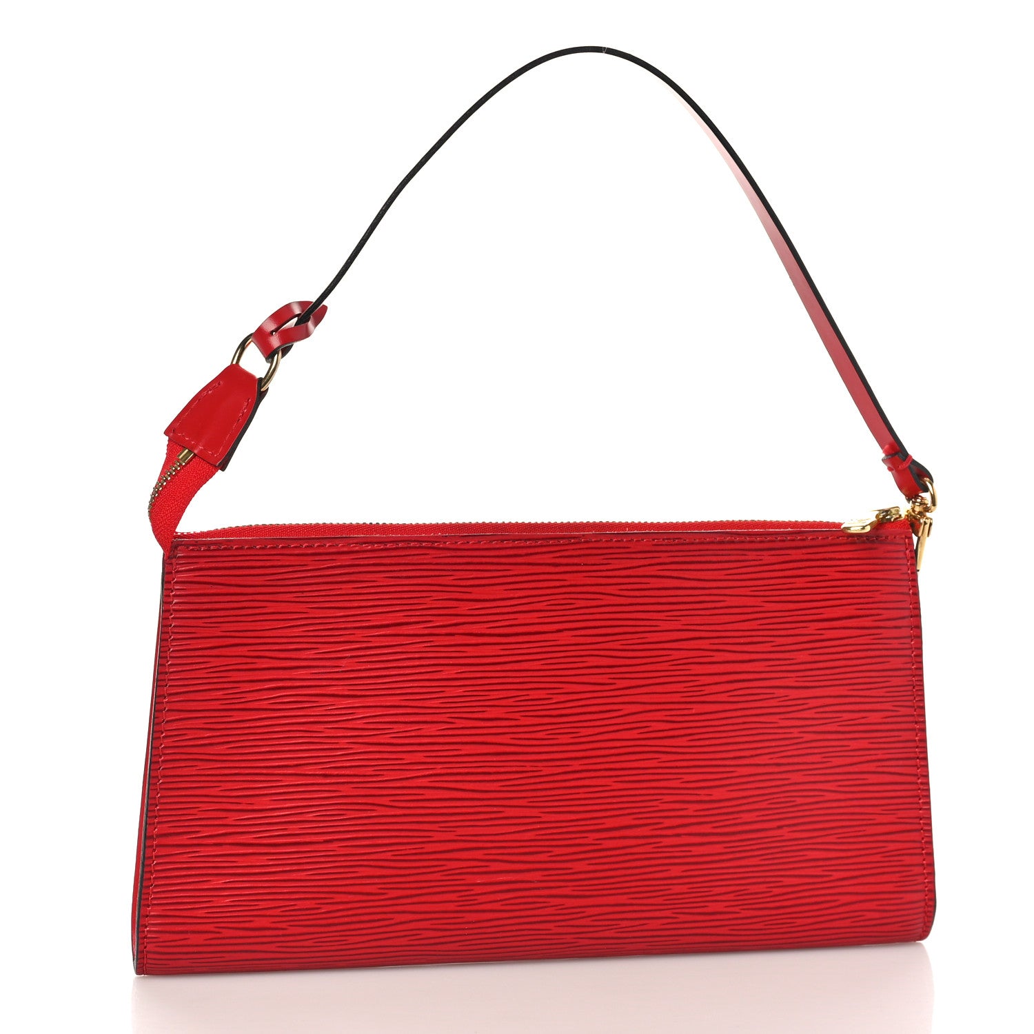 Louis Vuitton Epi Pochette Accessories 24 Castillan Red 3 of 9