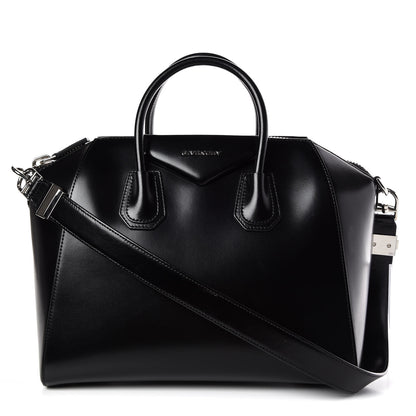 Givenchy Shiny Lord Calfskin Medium Antigona Black 1 of 10