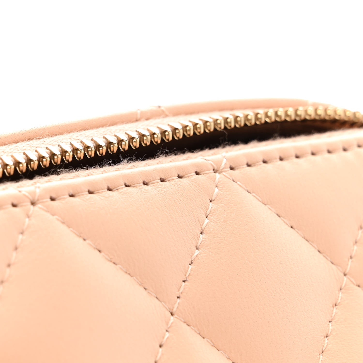 Chanel Lambskin Quilted Sweet Camellia Small Vanity Case With Chain Pink 11 of 15