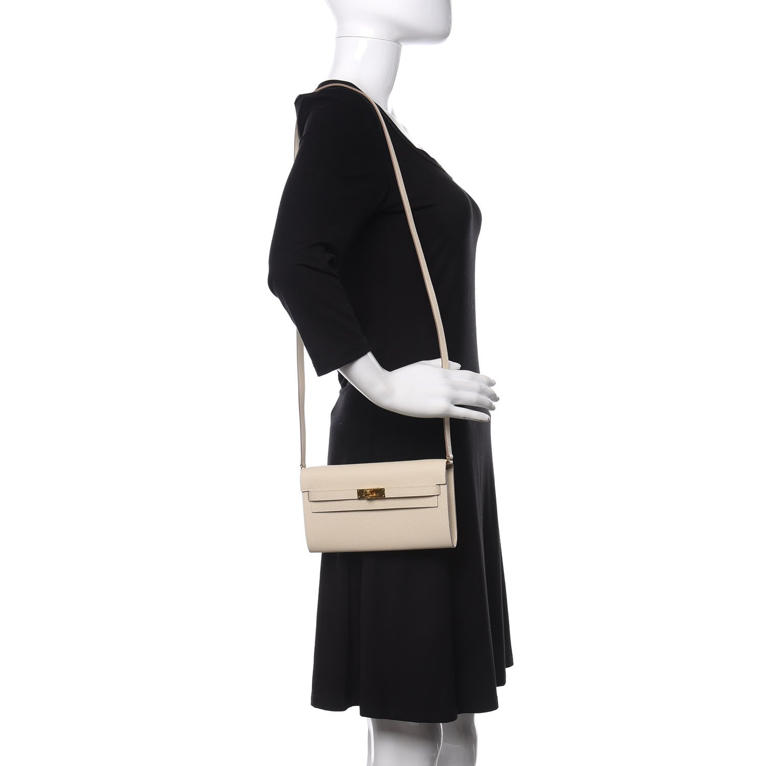Hermes Epsom Kelly Wallet To Go Craie 2 of 11
