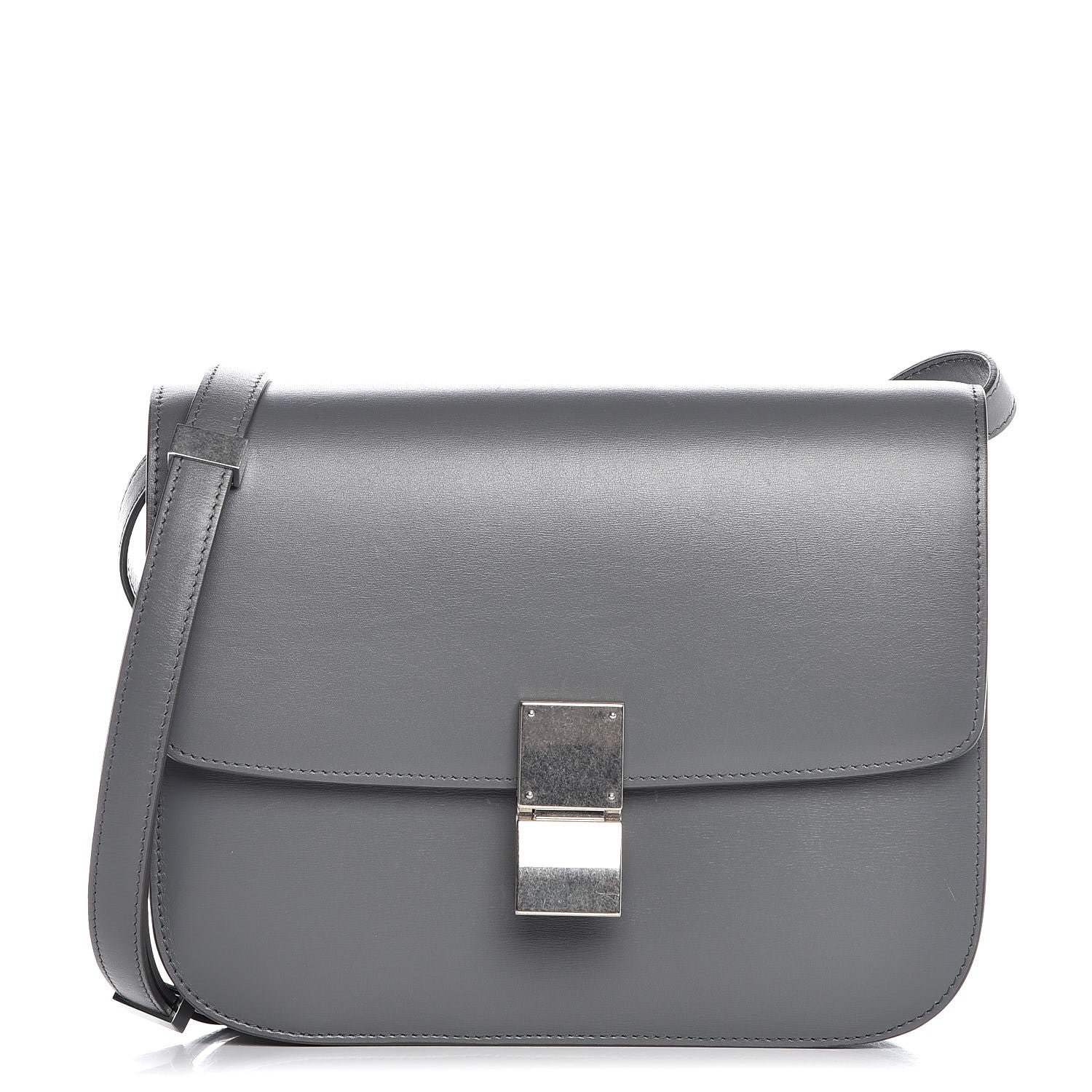 Celine Box Calfskin Medium Classic Box Flap Bag Kohl 1 of 8