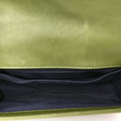 Chanel Velvet Tweed Medium Boy Flap Green 5 of 10