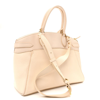 Louis Vuitton Taurillon Calfskin Vendome MM Creme 3 of 10