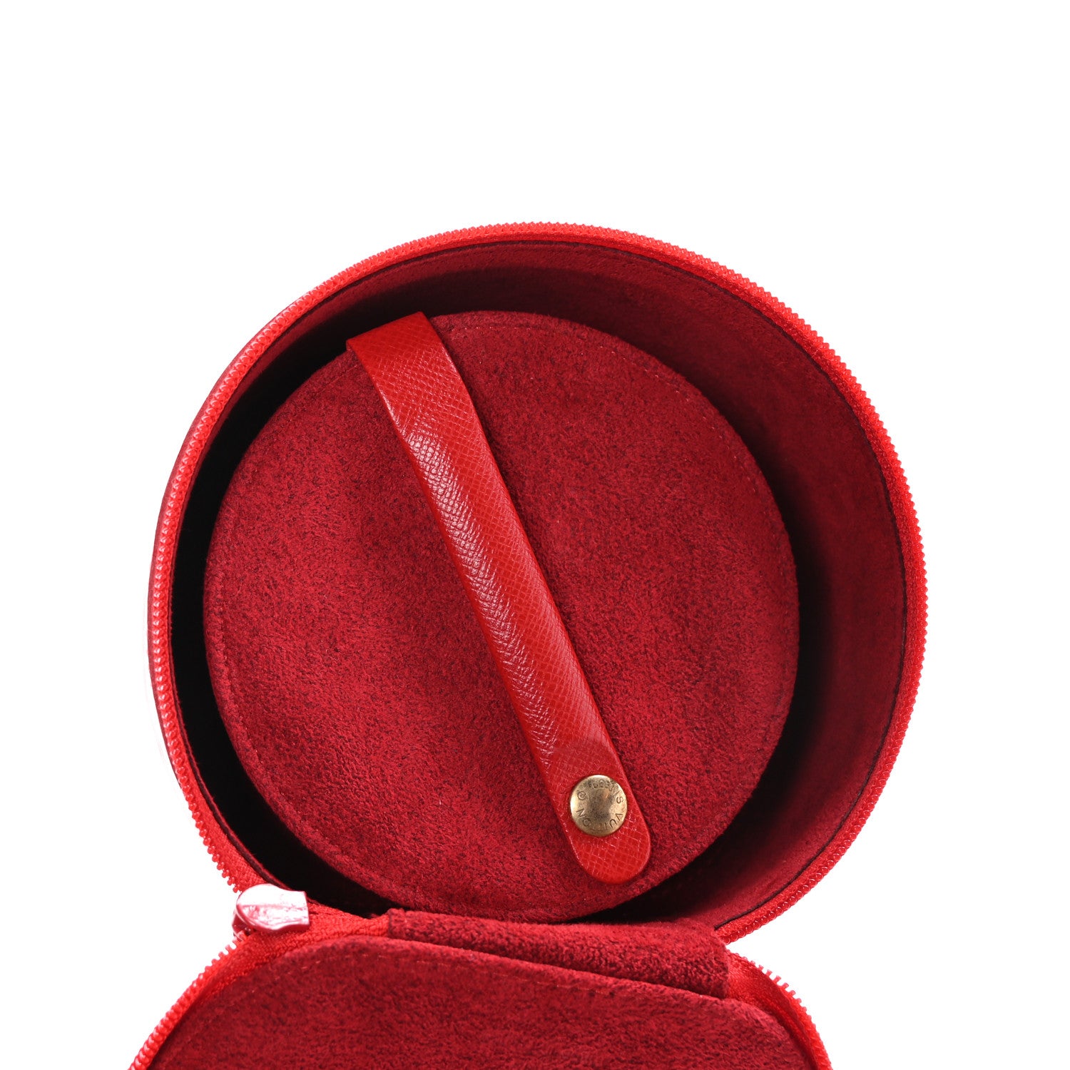 Louis Vuitton Epi Ecrin Bijoux 12cm Jewelry Box Case Rouge 6 of 8