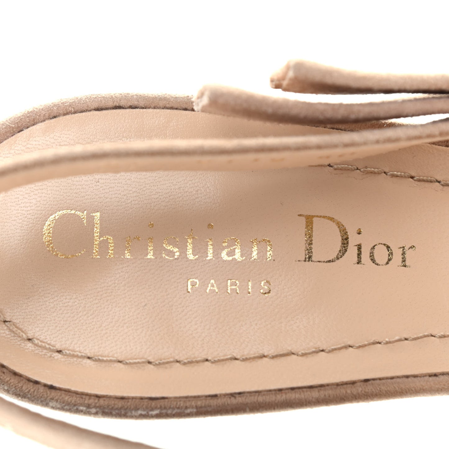 Mesh Suede Crystal J'Adior Slingback 65mm Pumps 40 Nude