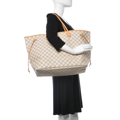 Louis Vuitton Damier Azur Neo Neverfull GM Rose Ballerine 2 of 22