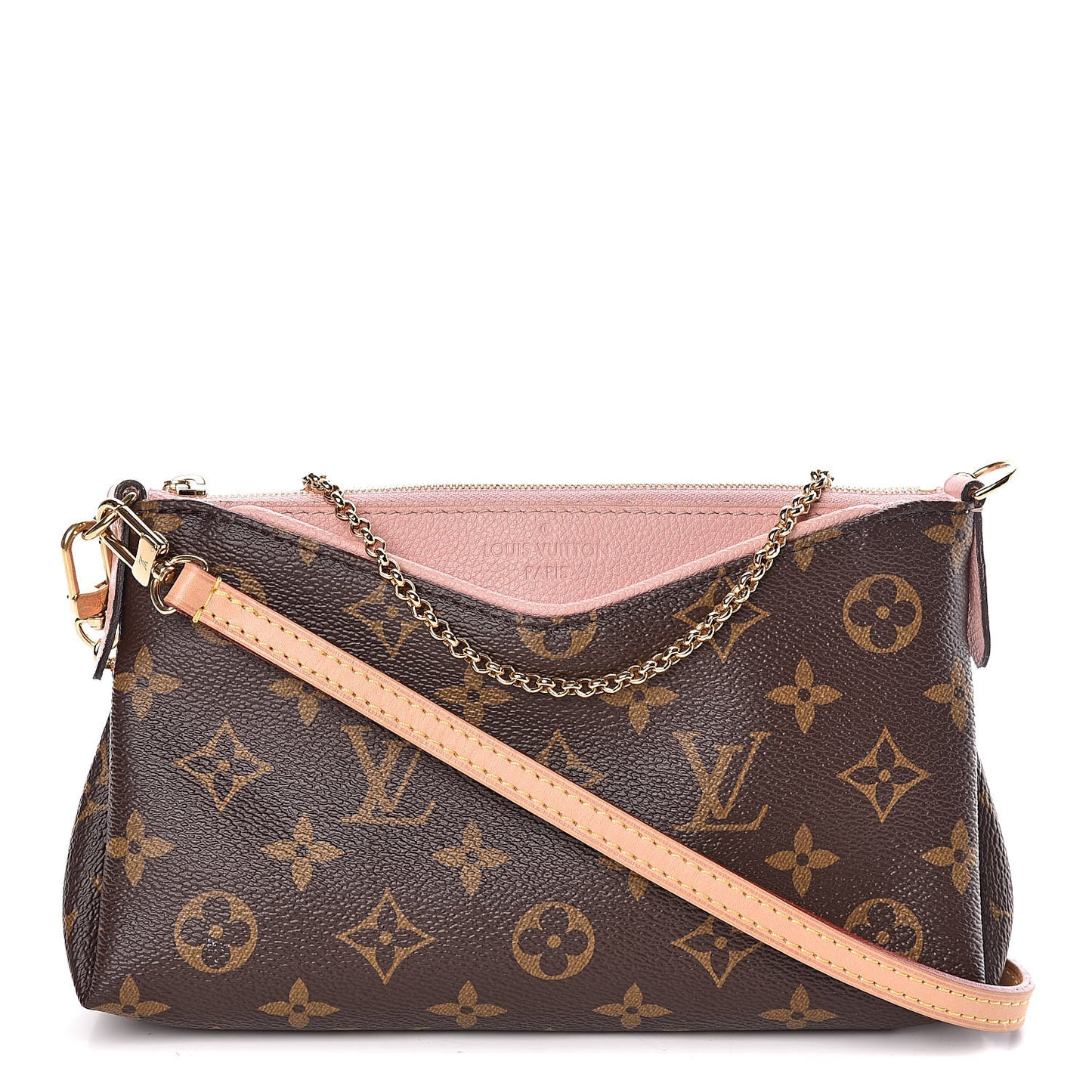 Monogram Pallas Clutch Rose Poudre