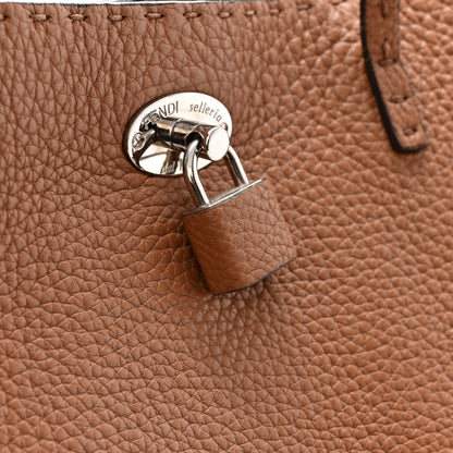 Fendi Cuoio Romano Selleria Bi-Color Large Carla Shopping Tote Mou Deserto 11 of 12