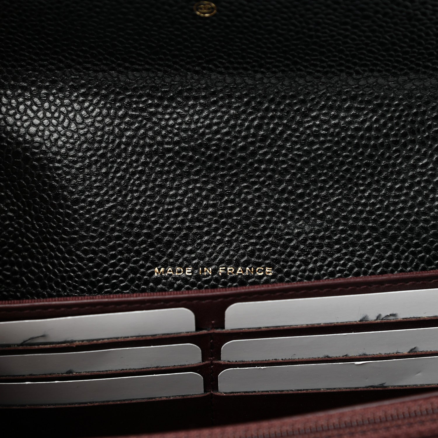 Chanel Caviar Quilted Large Gusset Flap Wallet Black 6 of 9