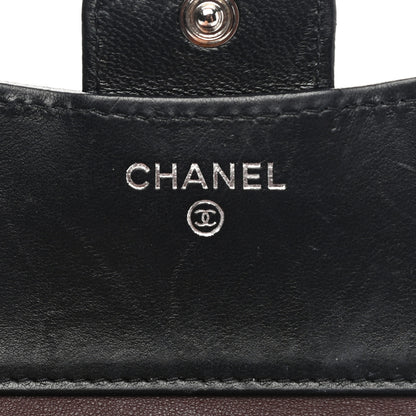 Chanel Lambskin Quilted Small Compact Wallet Black 6 of 12