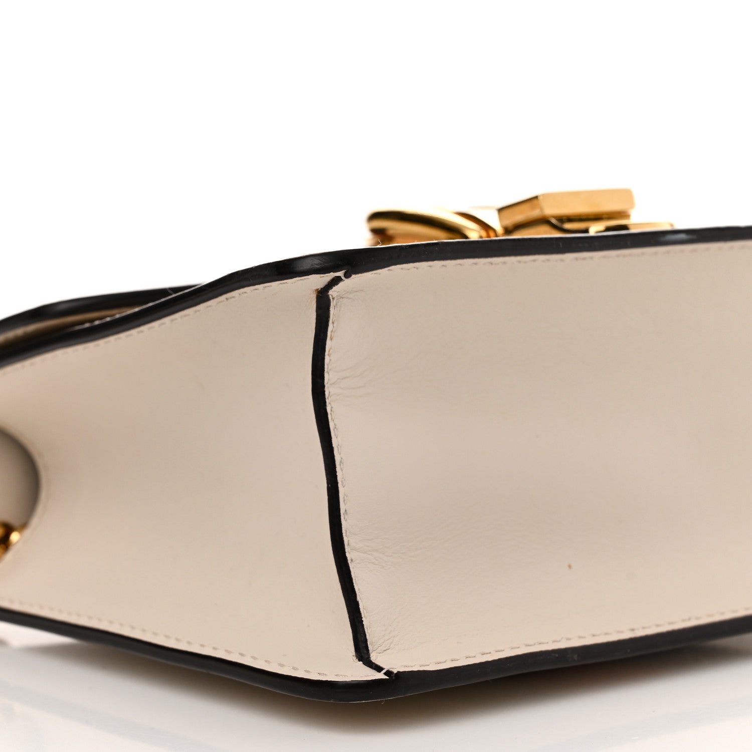 Gucci Calfskin Mini Sylvie Chain Shoulder Bag White 10 of 13