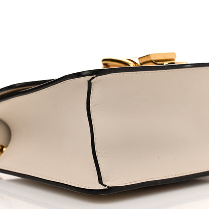 Gucci Calfskin Mini Sylvie Chain Shoulder Bag White 10 of 13