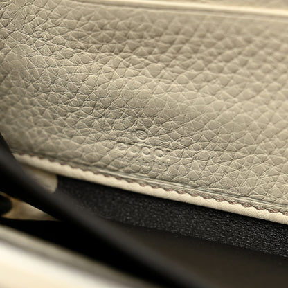 Gucci Pebbled Calfskin Soho Zip Around Wallet Off White 6 of 11