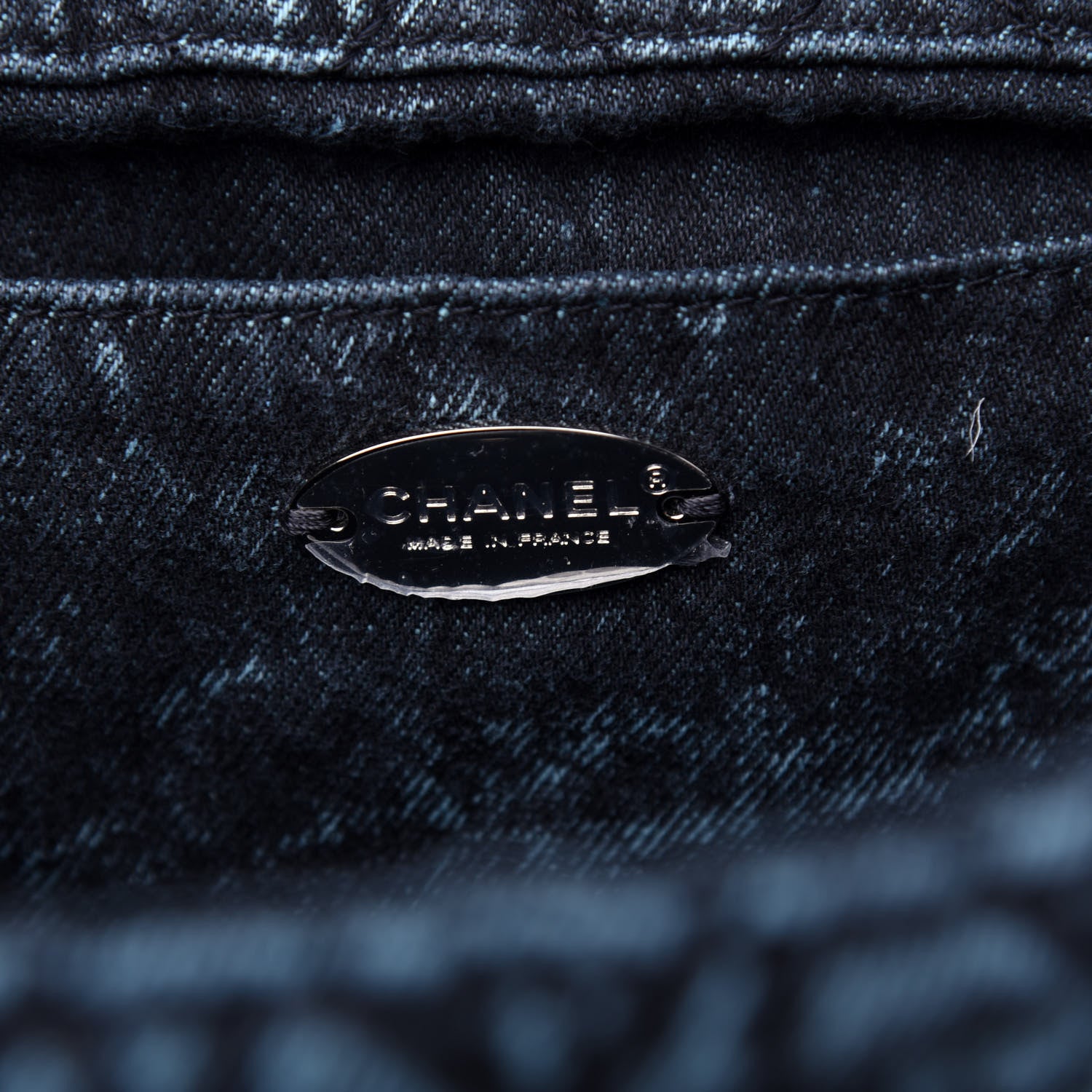 Chanel Denim Quilted Denimpression Flap Green Blue 6 of 10