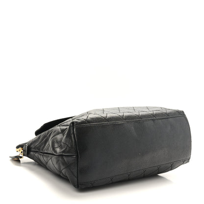 Chanel Caviar Quilted Flap Shoulder Bag Black 4 of 9