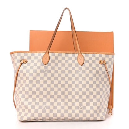 Louis Vuitton Damier Azur Neo Neverfull GM Rose Ballerine 12 of 12