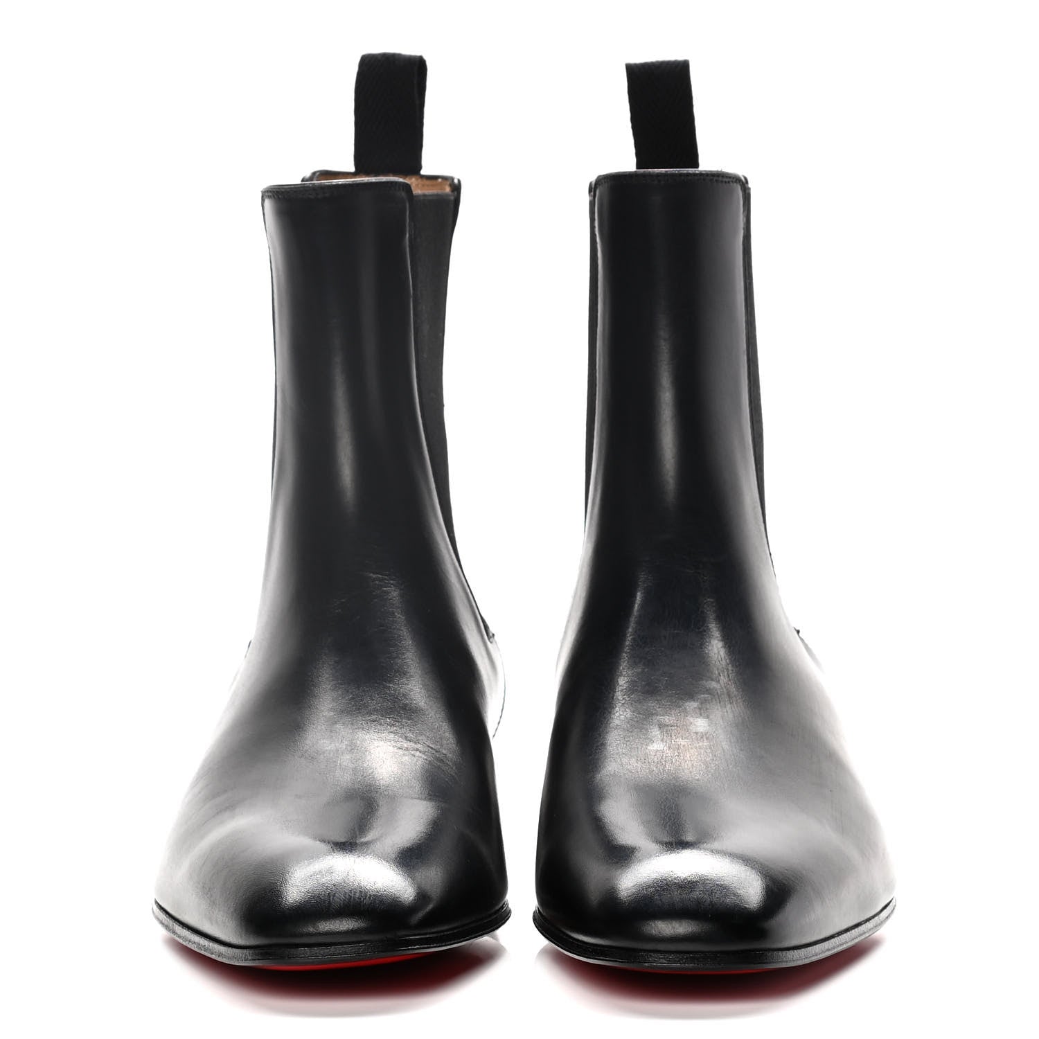 Christian Louboutin Calfskin Roadie Flat Chelsea Boots 40 Black 2 of 14