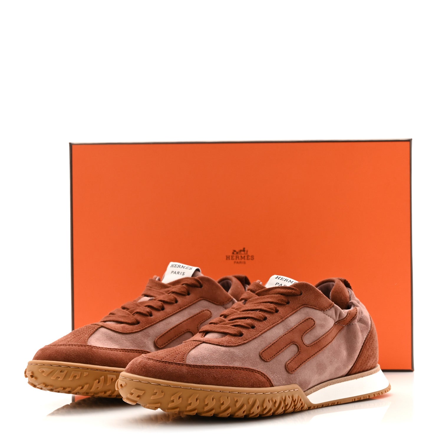 Hermes Suede Goatskin Jet Sneakers 36 Rose Antique Rouge Sepia Hermes Suede Goatskin Jet Sneakers 36 Rose Antique Rouge Sepia