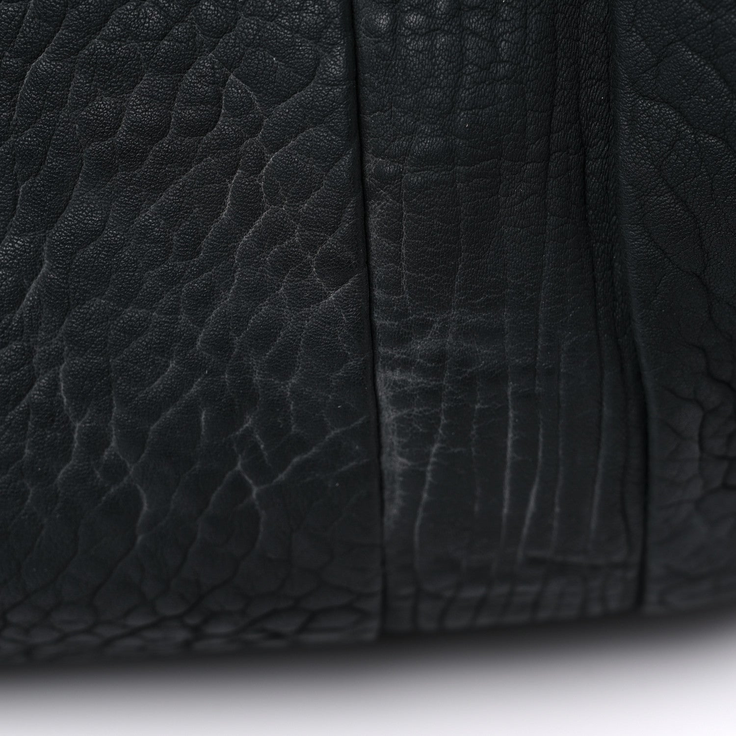 Alexander Wang Pebbled Lambskin Rocco Matte Black Iridescent Hardware 12 of 13