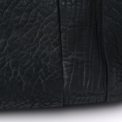 Alexander Wang Pebbled Lambskin Rocco Matte Black Iridescent Hardware 12 of 13