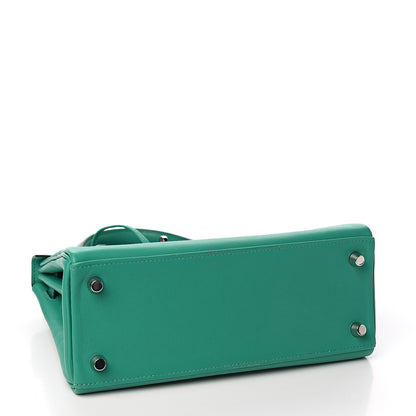 Hermes Swift Kelly Retourne 25 Vert Verone 3 of 9