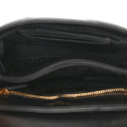 Saint Laurent Calfskin Y Quilted Monogram Toy Loulou Crossbody Bag Black 5 of 16