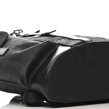 Louis Vuitton Taurillon Monogram Christopher MM Backpack Black 8 of 9