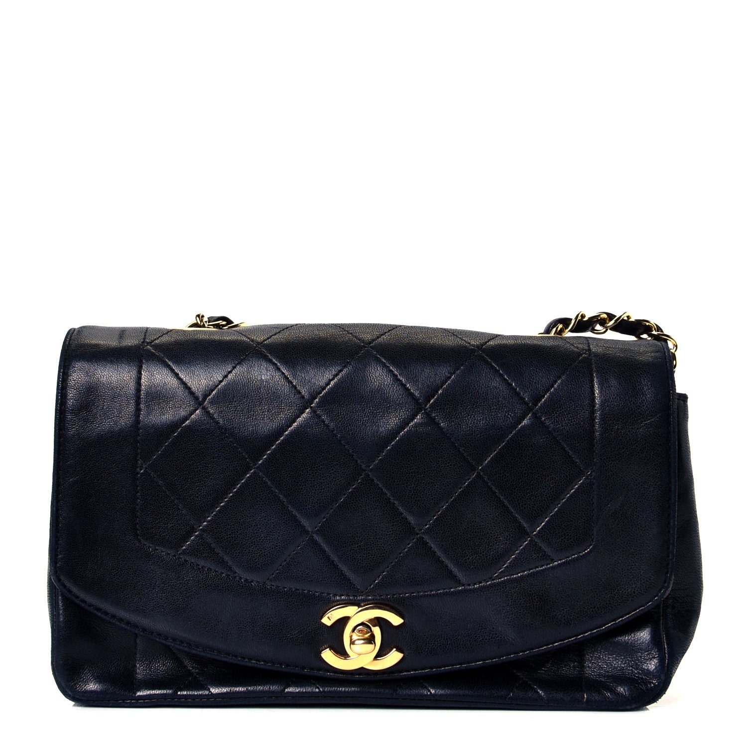Chanel Lambskin Quilted Small Single Flap Black 1 of 4