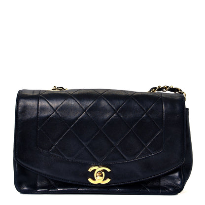 Chanel Lambskin Quilted Small Single Flap Black 1 of 4
