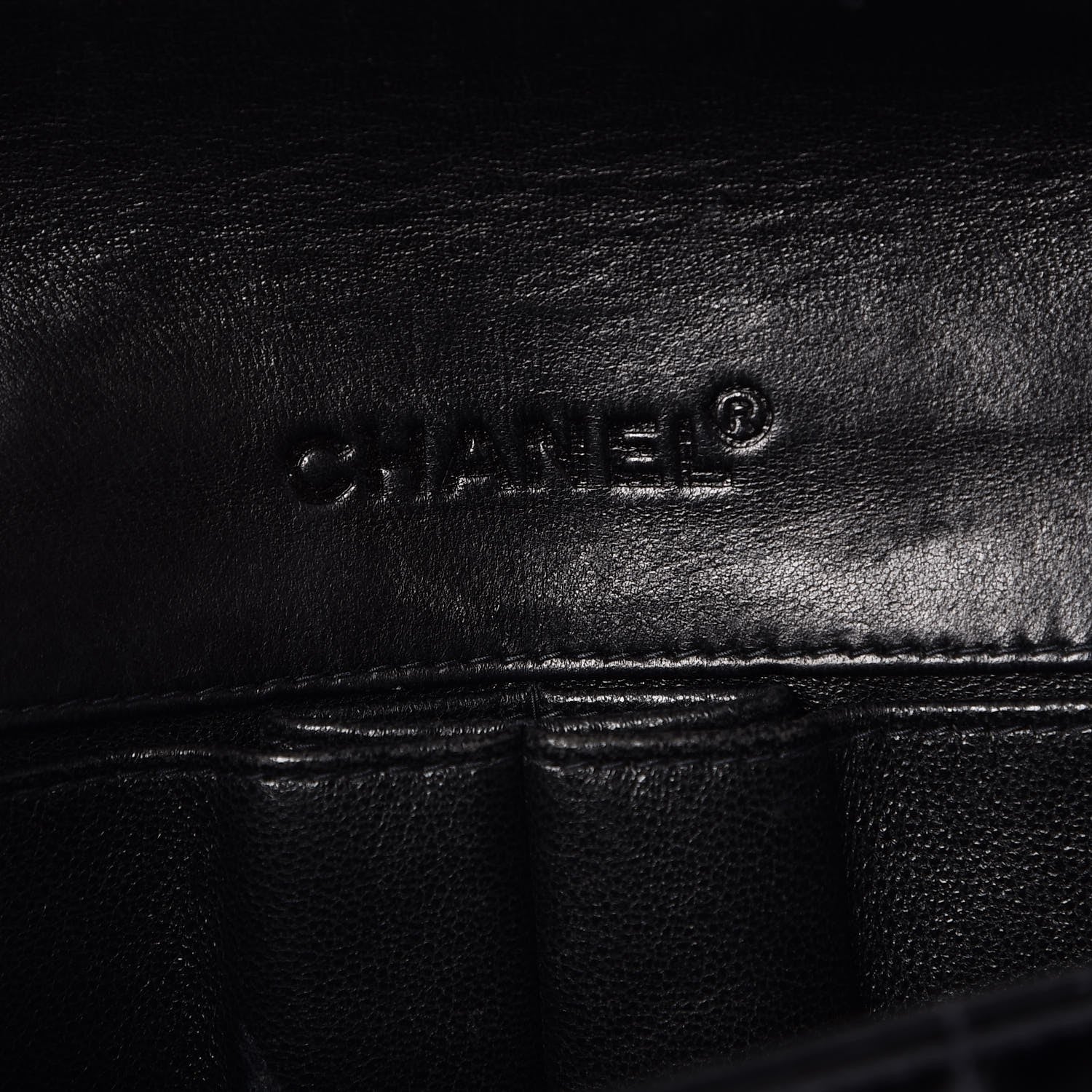 Chanel Patent East West Chocolate Bar Flap Black 6 of 7