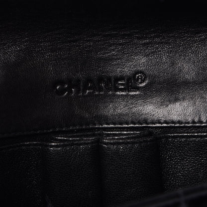 Chanel Patent East West Chocolate Bar Flap Black 6 of 7