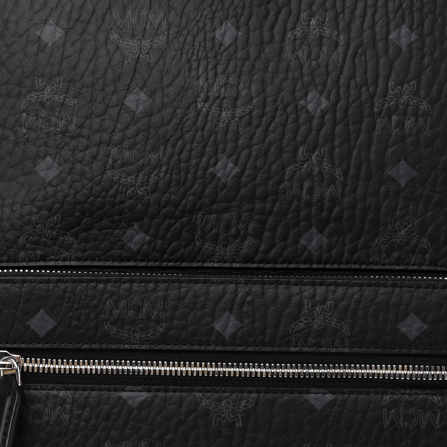 MCM Visetos Medium Stark Backpack Black 7 of 9