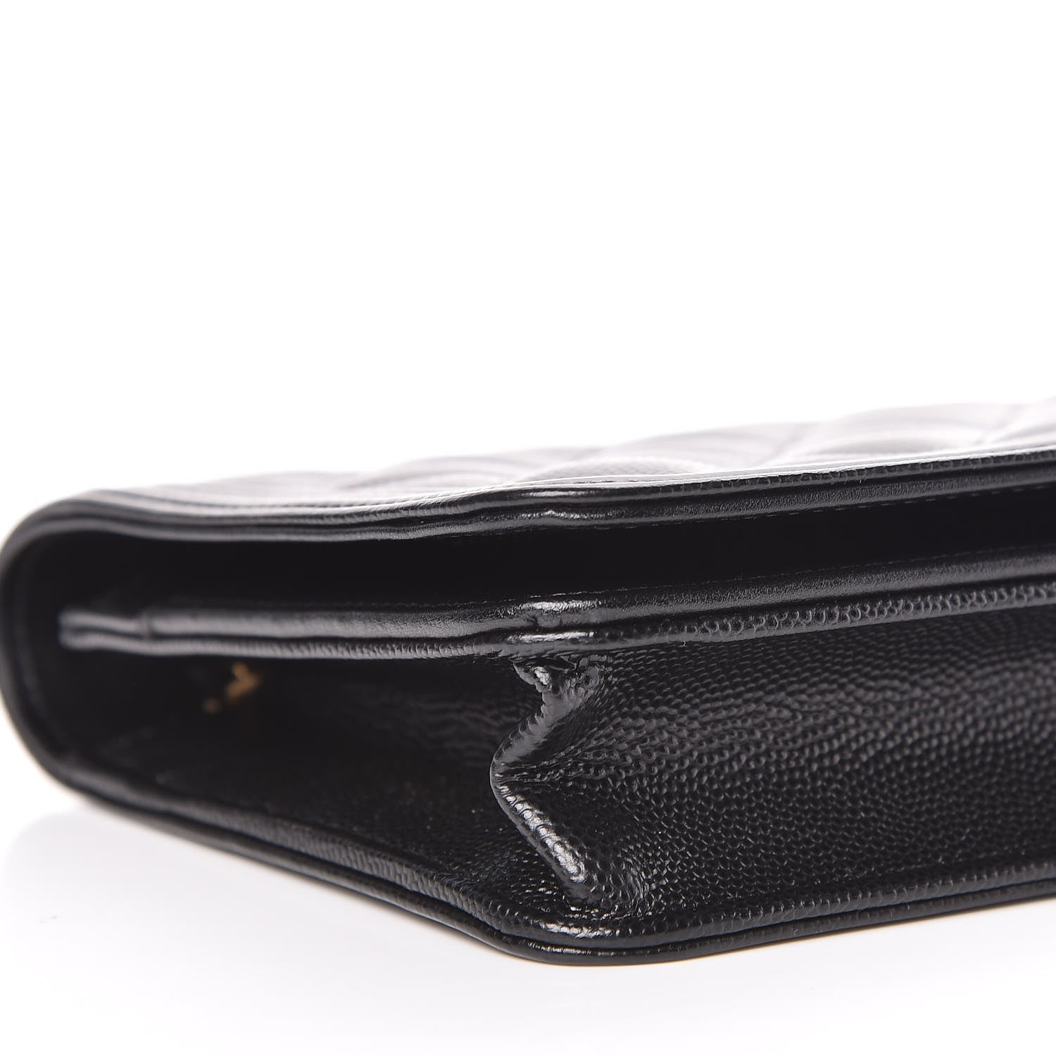 Chanel Caviar Quilted Boy Wallet On Chain WOC Black 6 of 14
