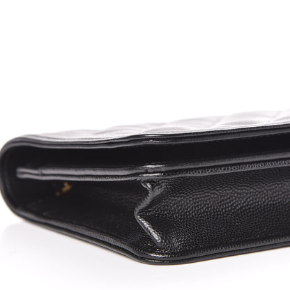 Chanel Caviar Quilted Boy Wallet On Chain WOC Black 6 of 14
