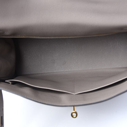 Hermes Togo Kelly Retourne 35 Gris Asphalte 5 of 13
