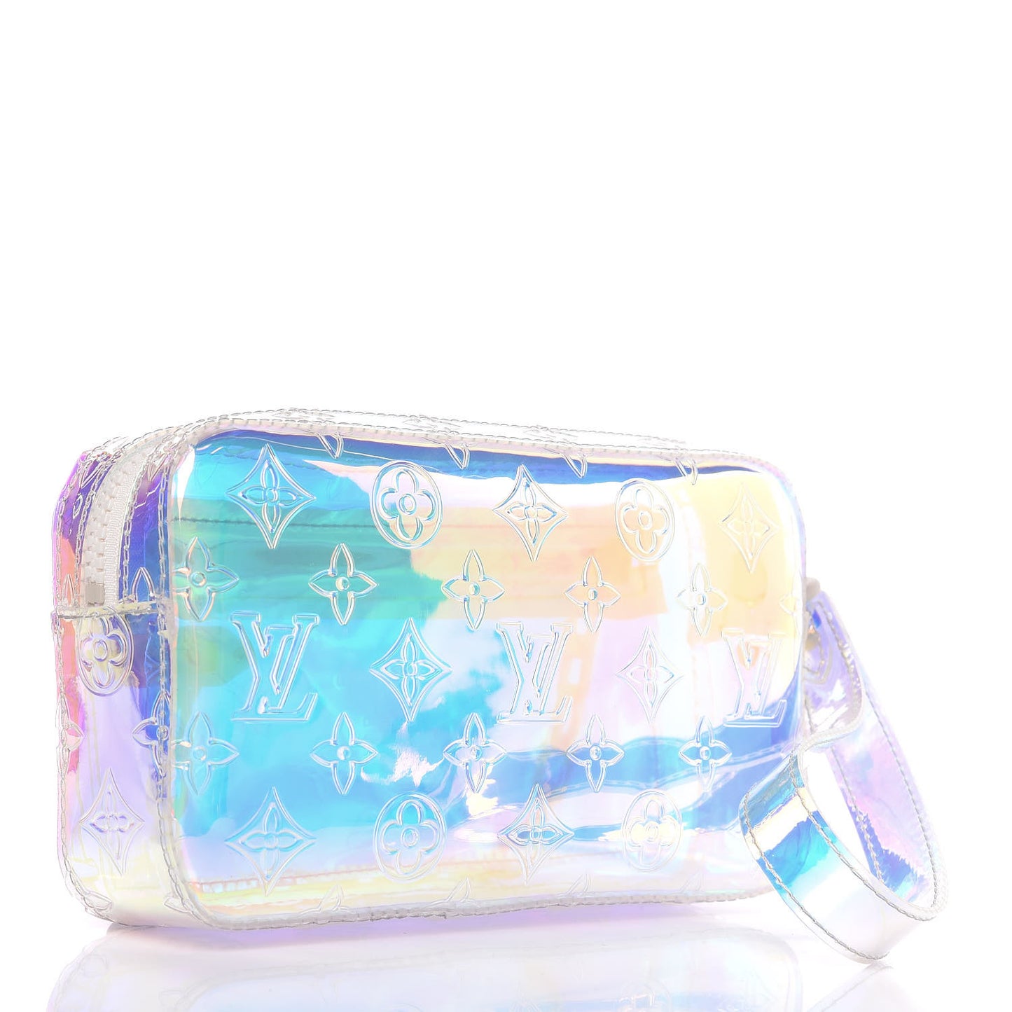 PVC Monogram Pochette Volga Iridescent Prism