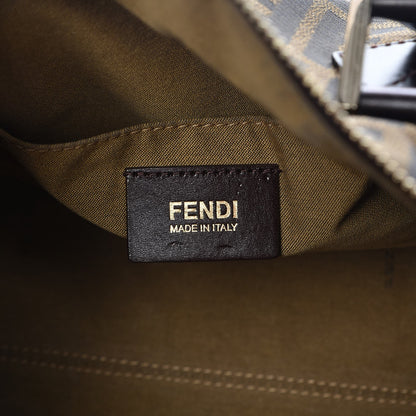 Fendi Zucca Cuoio Lucido Medium Chef Boston Tobacco Moro 6 of 8